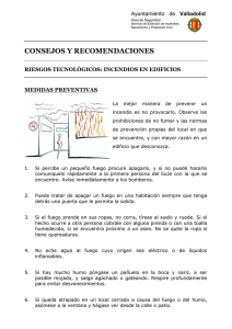 En caso de incendio en un edificio