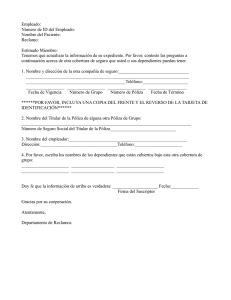 Número de ID del Empleado