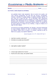 Los parásitos tienen mala reputación. Para el común de la gente