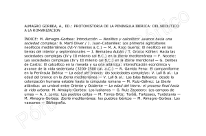 almagro gorbea, a., ed.: protohistoria de la peninsula iberica
