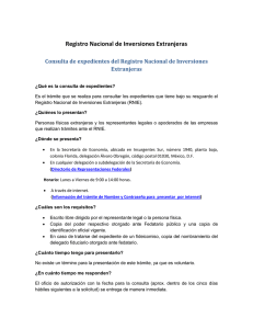 Consulta de expedientes - Secretaría de Economía