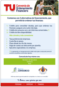 Convenio de Ordenamiento Financiero