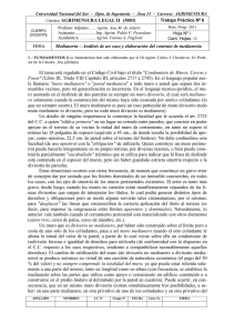 Cátedra: AGRIMENSURA LEGAL II (5003) Medianería – Análisis de