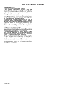 JUNTA DE SUPERVISORES, DISTRITO Nº 2
