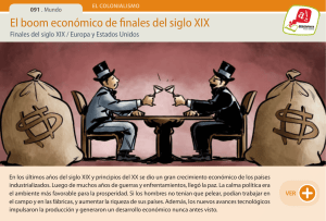 El boom económico de finales del siglo XIX