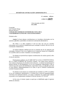 Me refiero a su oficio mediante el cual nos hace una serie de