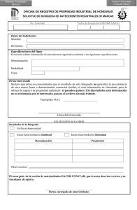 OFICINA DE REGISTRO DE PROPIEDAD INDUSTRIAL
