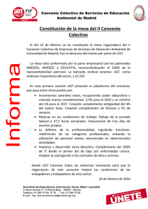 Informa constitucion mesa