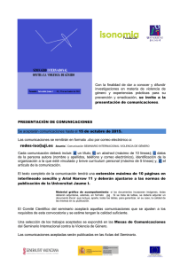 Con la finalidad de dar a conocer y difundir investigaciones en