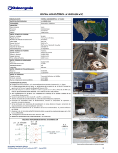 central hidroeléctrica la vírgen (84 mw)