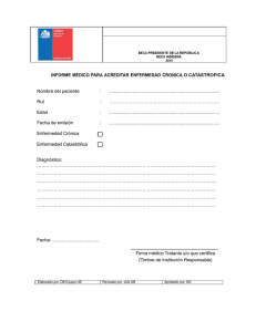 Formulario para Acreditar Enfermedades