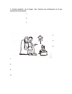 1.- Escribe alrededor de la imagen diez factores que contribuyeron
