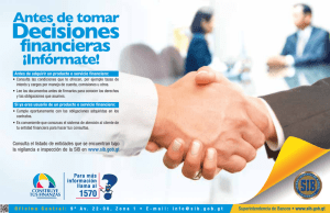 Consulta el listado de entidades que se encuentran bajo la