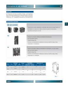 Interruptores de caja moldeada GE