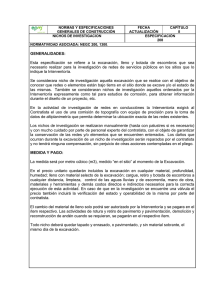 normas y especificaciones generales de construcción