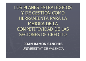 los planes estratégicos y de gestión como herramienta para la