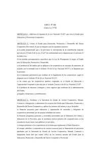 LEY I - º 121 (Antes Ley 3776) ARTÍCULO 1.