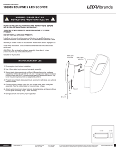 103055 eclipse 2 led sconce