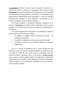 Asimilación y acomodación