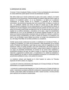La administración de Justicia. El artículo 116 de la Constitución