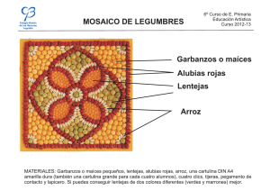 Mosaico de Legumbres: Proyecto Artístico para Primaria