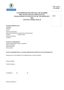 Solicitud - Universidad Politécnica de Madrid