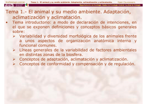 Ecofisiología Animal: Adaptación y Medio Ambiente