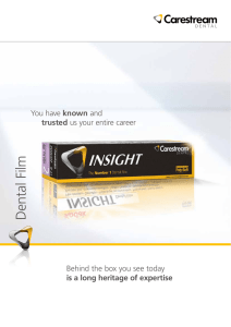 CS Film Brochure - Carestream Dental