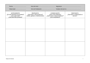 Formulario de Registro de Conducta Estudiantil