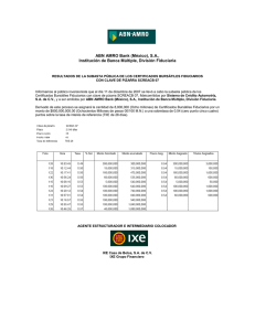 ABN AMRO Bank (México), SA, Institución de Banca Múltiple