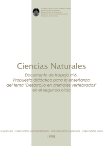 DESARROLLO EN ANIMALES VERTEBRADOS