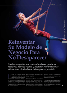 Reinventar Su Modelo de Negocio Para No Desaparecer
