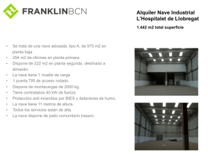 Alquiler Nave Industrial L`Hospitalet de Llobregat