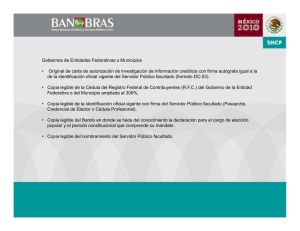 Requisitos Gobiernos de Entidades Federativas o Municipios (2)