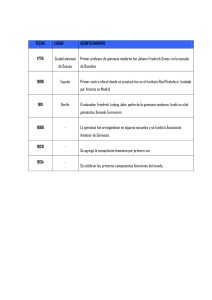FECHA LUGAR ACONTECIMIENTO 1776 Ciudad alemana