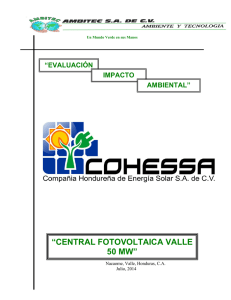 central fotovoltaica valle 50 mw
