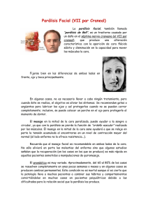 Parálisis Facial (VII par Craneal)