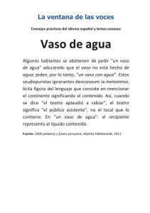 Vaso de agua