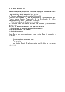 los tres requisitos