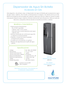 Dispensador de Agua Sin Botella