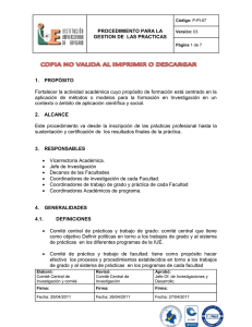 P-PI-07 Procedimiento para la gestion de prácticas empresarial