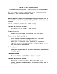 Nuevos Cursos Virtuales Variados ¿Desea actualizar sus