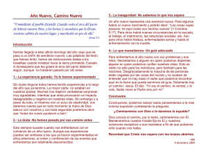 Año Nuevo, Camino Nuevo