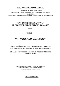 el proceso romano