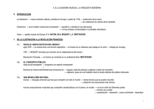 4. EL CLASICISMO MUSICAL: LA ORQUESTA MODERNA 0
