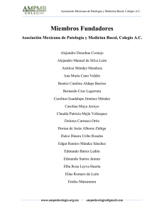 Miembros Fundadores - Asociación Mexicana de Patología y