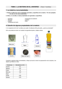 TEMA 3. LA MATERIA EN EL UNIVERSO (Tema 11 del libro) 1. La