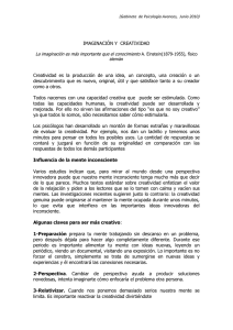 IMAGINACIÓN Y CREATIVIDAD