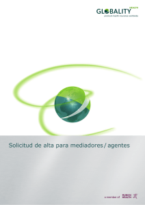 Solicitud de alta para mediadores / agentes