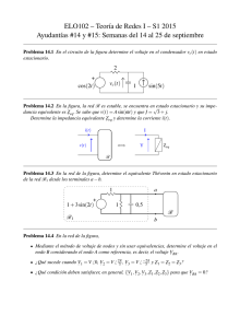 ELO102 – Teorıa de Redes I – S1 2015 Ayudantıas #14 y #15
